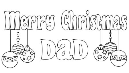 Mery Christmas раскраска