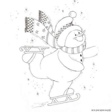 Новогодняя раскраска (белка)