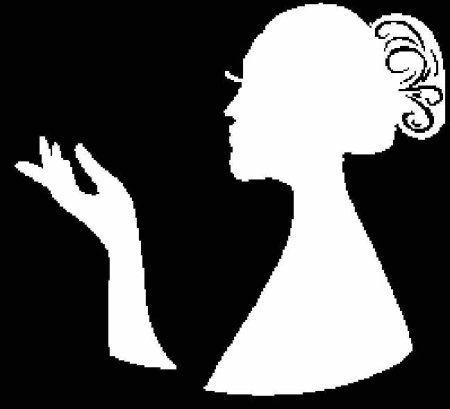 Вытынанка девушка