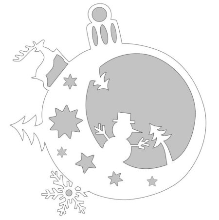 Трафареты новогодние на окна для вырезания 2021