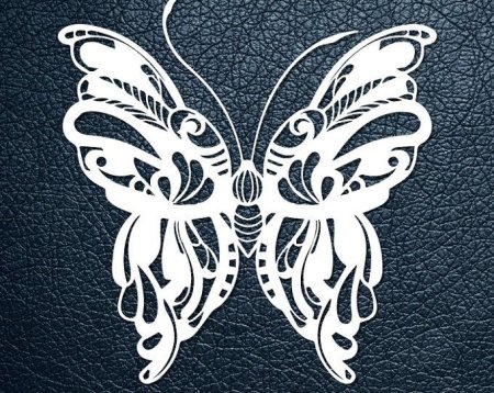 Вытынанка открытка с бабочкой (49 фото)