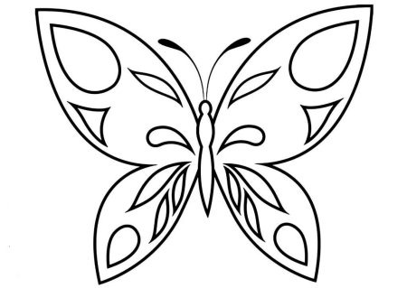Вытынанка бабочка из бумаги (48 фото)