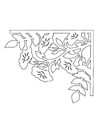 Силуэтные вытынанки