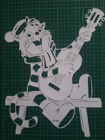 Вытынанки кот Матроскин