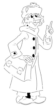 Новогодние трафареты Простоквашино