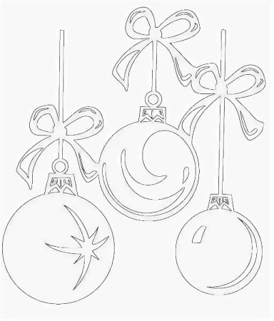 Новогодние шары для украшения окон