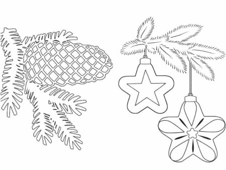 Новогодние ветки на окна