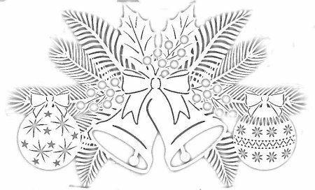 Красивые трафареты на новый год