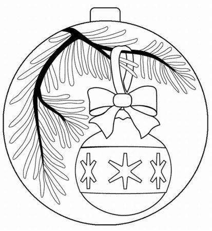 Раскраска новогодние игрушки