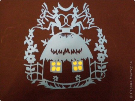 Вытынанка ночь перед Рождеством