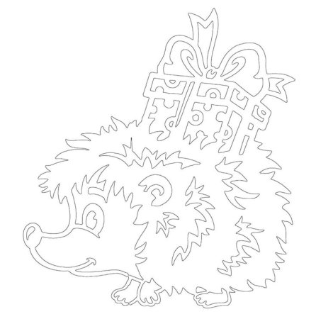 Красивые вытынанки на окна к новому году 2021