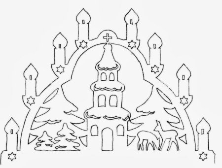 Вытанки домик для украшения окна