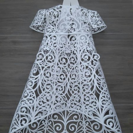 Вытынанки платьице