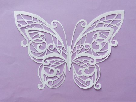 Ажурные бабочки для вырезания