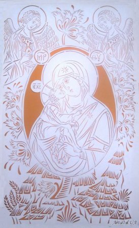 Икона Божьей матери вытананка