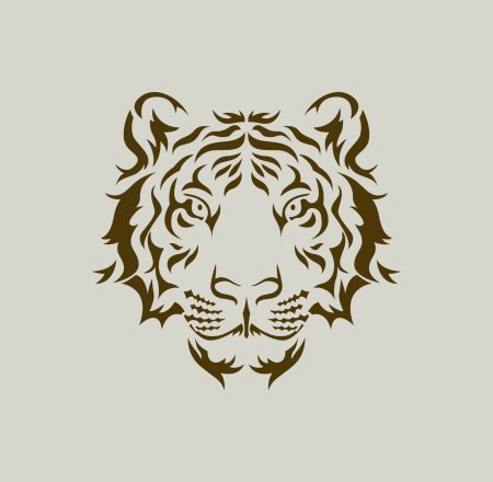 Трафареты для декора Лев