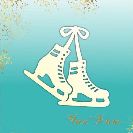 Трафарет коньков