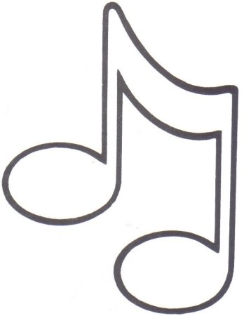 Нотки для вырезания