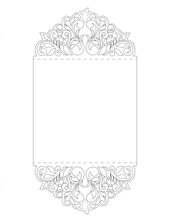 Трафареты конвертов для плоттера