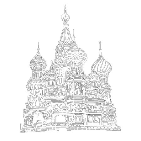 Вытынанка храм Василия Блаженного