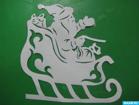 Сани раскраска