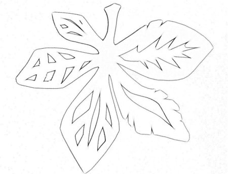 Осенние вытынанки