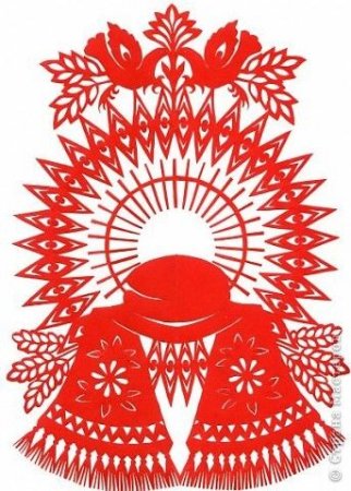 Вытынанки в народном стиле