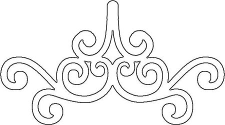 Орнамент для вырезания из бумаги