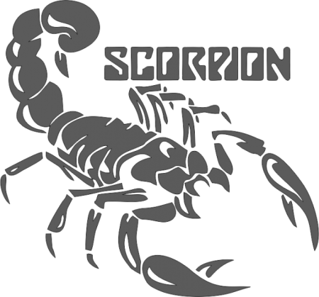 Наклейка Скорпион