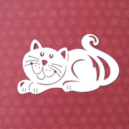 Вырезанки кот