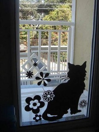 Лежачий кот для срисовки