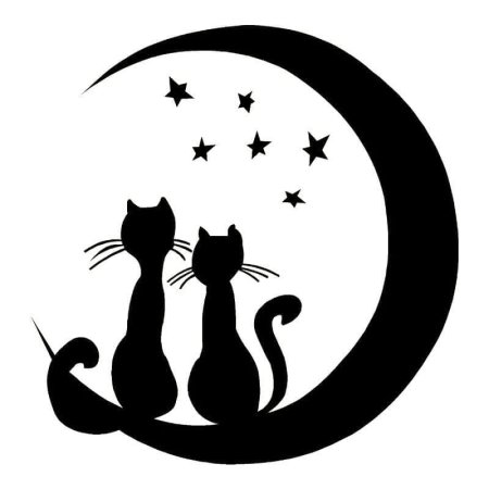 Трафарет котенка