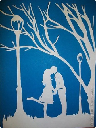 Вытынанки Весна деревья