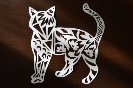 Трафареты котов для вырезания