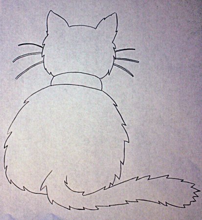 Вытынанки кошки
