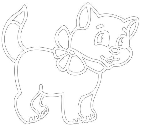 Силуэт кошки