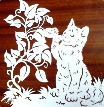 Кот для выжигания