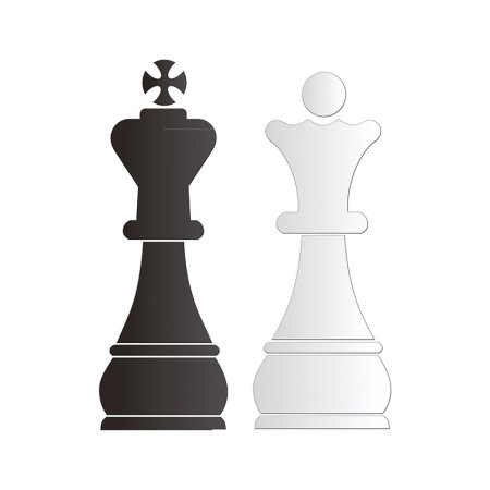 Шахматные фигуры раскраска