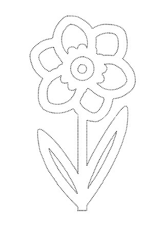 Вырезки на окна цветы