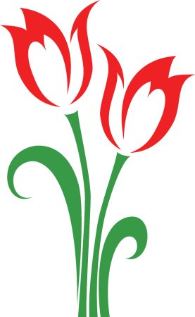 Тюльпан орнамент