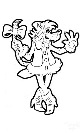 Сказочные трафареты на новый год