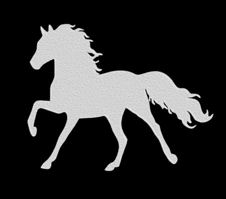 Трафарет лошади для выпиливания