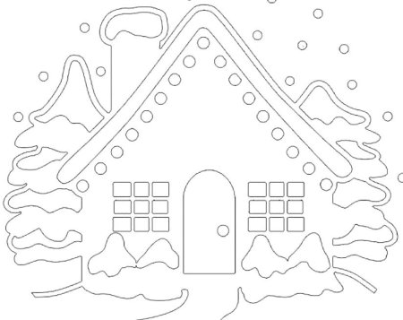 Композиции из трафаретов на окна