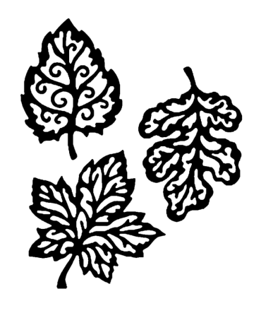 Вытынанки листья