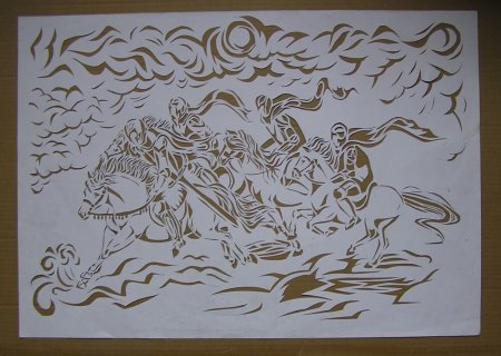 Силуэтное вырезание из бумаги