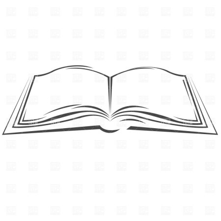 Раскрытая книга в перспективе