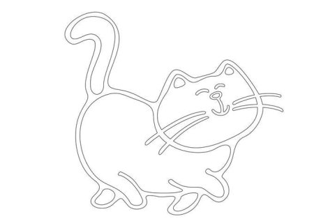 Вытынанка кот