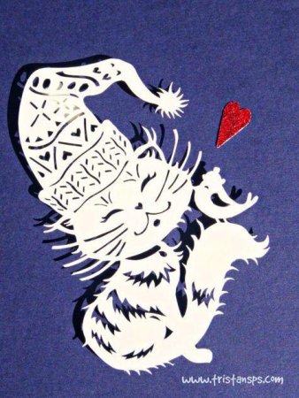 Вырезалка кот