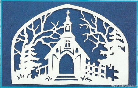 Силуэт православного храма