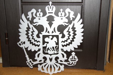 Герб на плазме